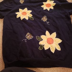 Alfred Dunner navy sweater